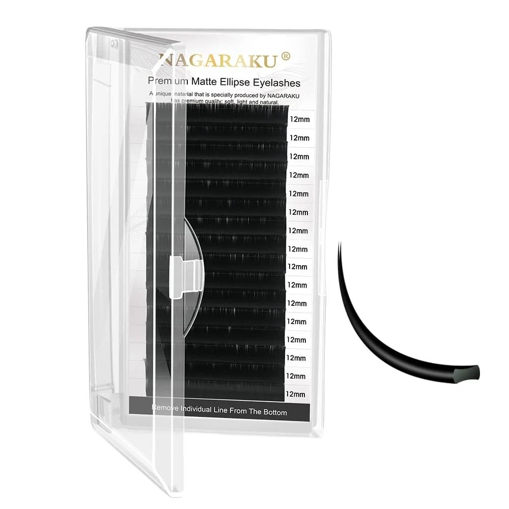 PESTAÑAS NAGARAKU PREMIUM ELLIPSE DOBLE PUNTA