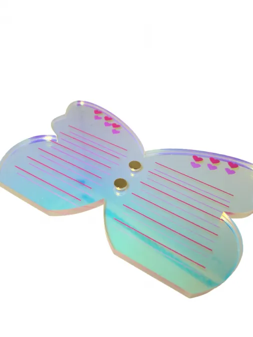 PLACA ACRILICA DISEÑO MARIPOSA