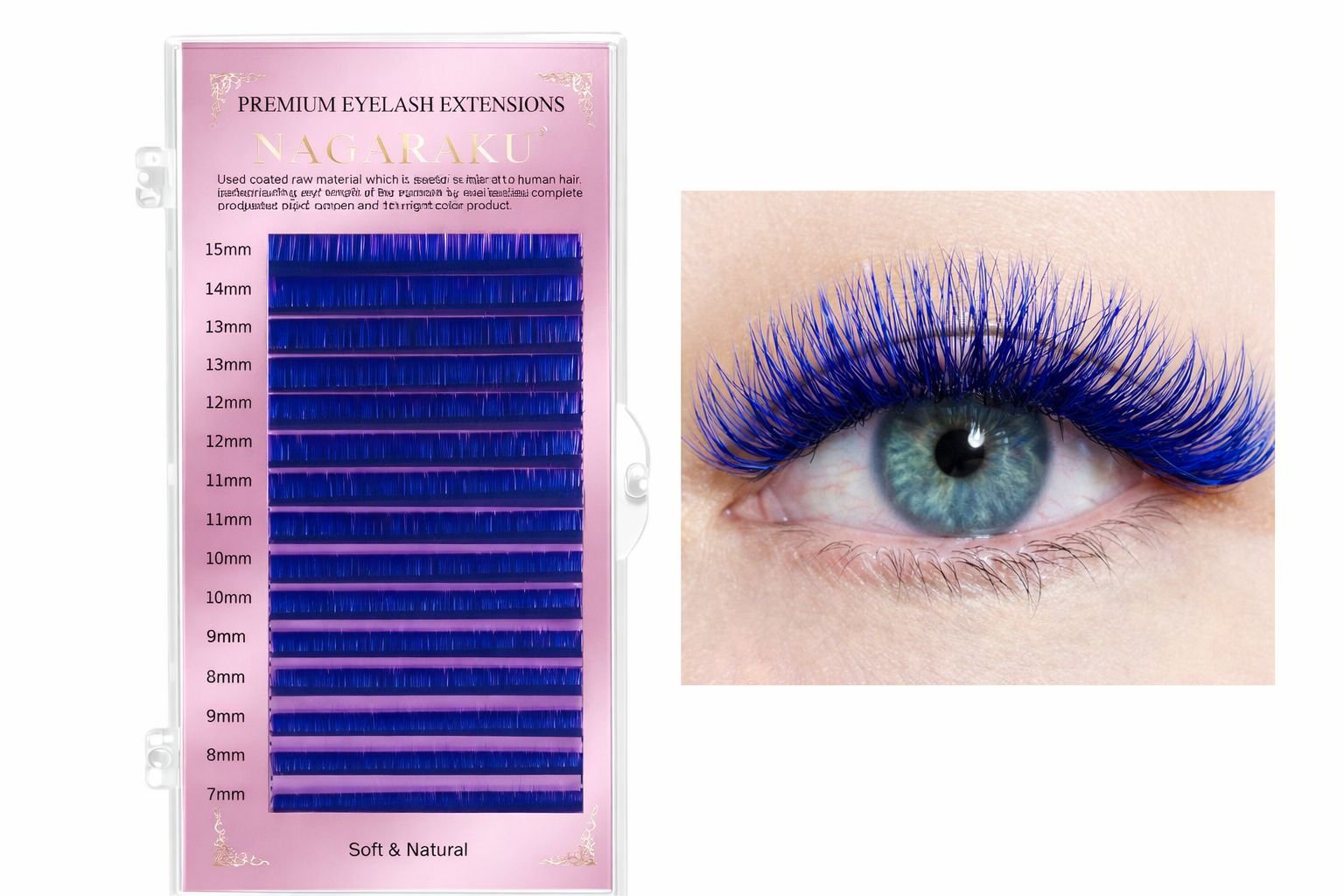 PESTAÑAS NAGARAKU PREMIUM COLOR - Image 2